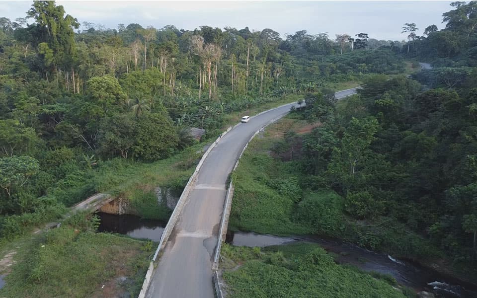 Construction route Bonepoupa – Yabassi